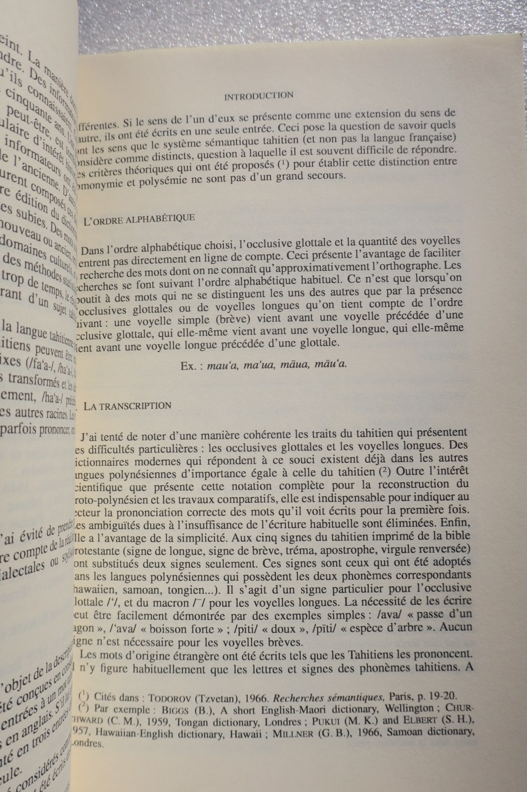 Tahiti Lemaître, Yves: Lexikon des heutigen Tahitianisch