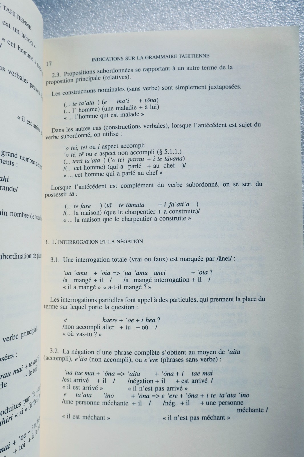 Tahiti Lemaître, Yves: Lexikon des heutigen Tahitianisch