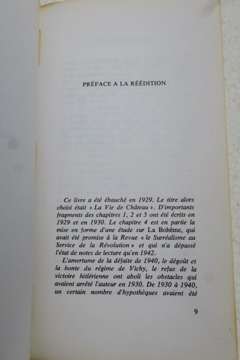 André Thirions surrealistisches Memoir mit Widmung