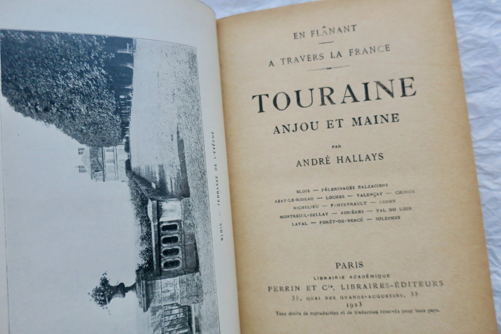 Touraine HALLAYS, André In Flanant durch Frankreich, Touraine, Anjou und Maine