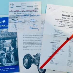 TRACTEUR FERGUSON TYPE T.E.A. 20 – BEDIENUNGSANLEITUNG