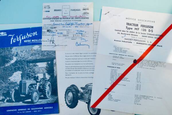 TRACTEUR FERGUSON TYPE T.E.A. 20 – BEDIENUNGSANLEITUNG
