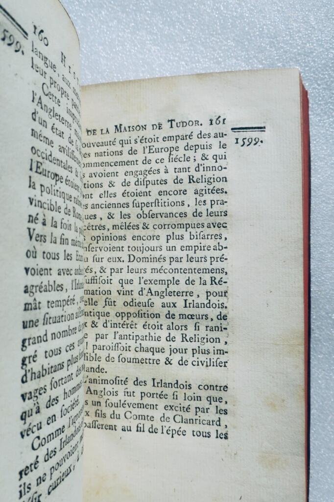 Tudor HUME (David) Histoire d’Angleterre, contenant la maison de Tudor 1763