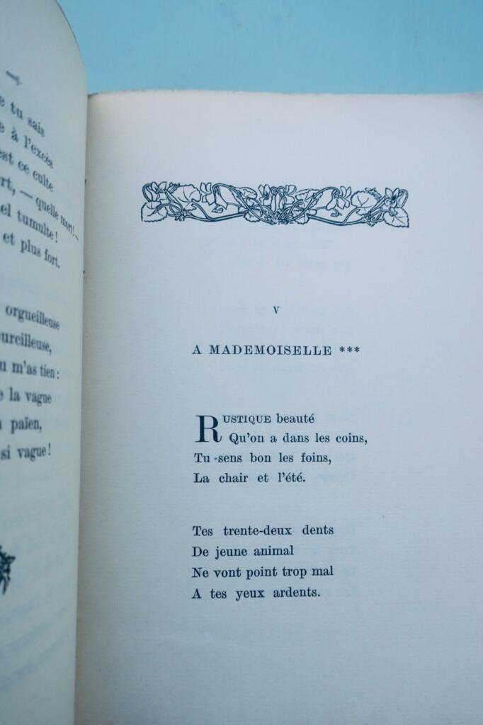 VERLAINE Paul PARALLÈLEMENT ex- sur Rives