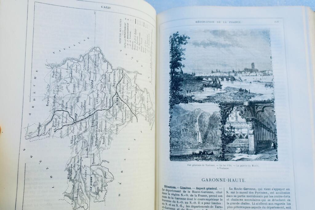 VERNE (Jules) GEOGRAPHIE ILLUSTREE DE LA FRANCE ET DE SES COLONIES Hetzel