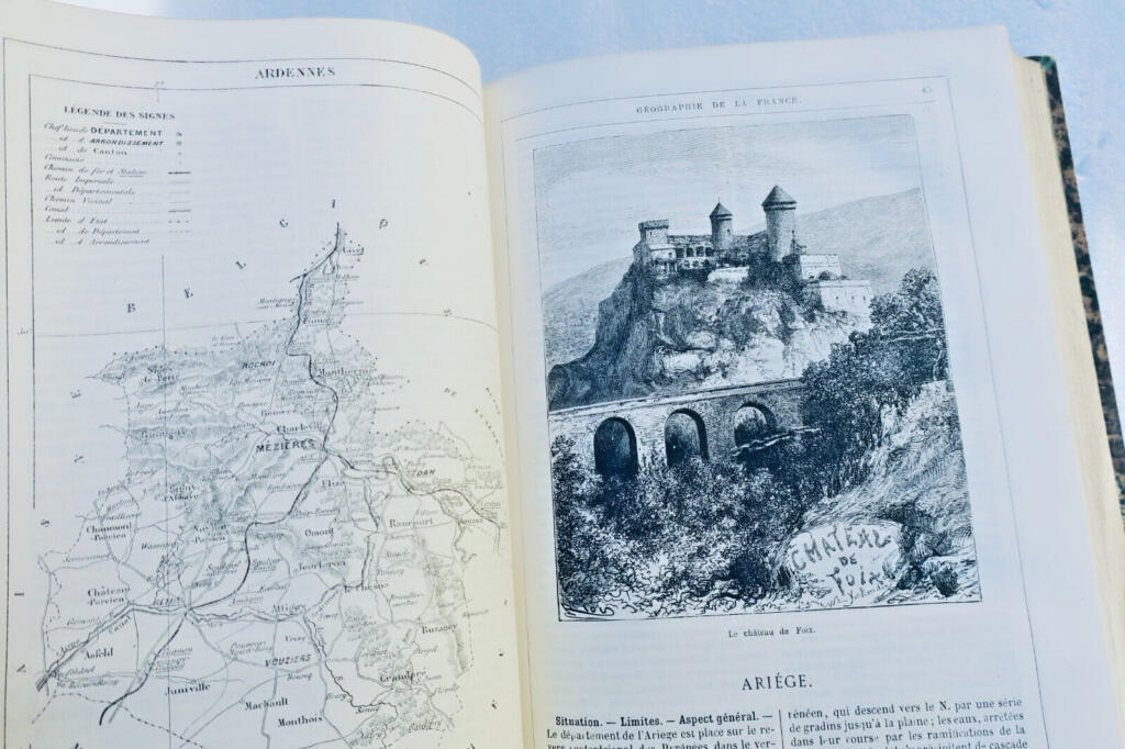 VERNE (Jules) GEOGRAPHIE ILLUSTREE DE LA FRANCE ET DE SES COLONIES Hetzel