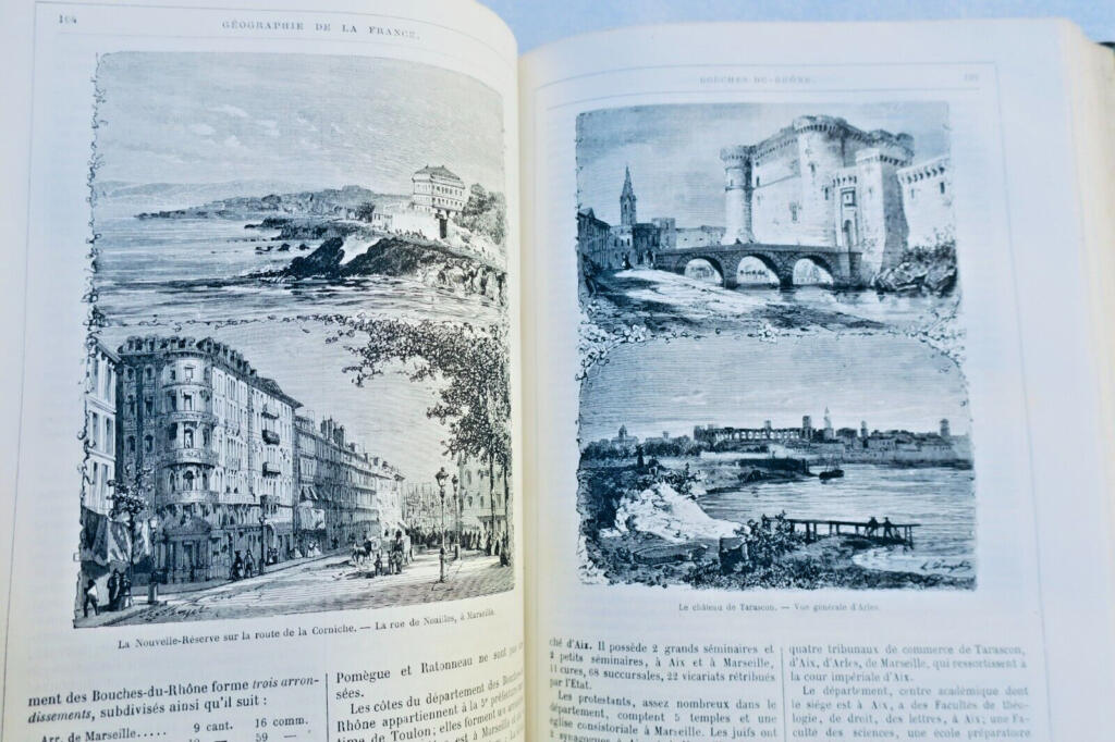 VERNE (Jules) GEOGRAPHIE ILLUSTREE DE LA FRANCE ET DE SES COLONIES Hetzel