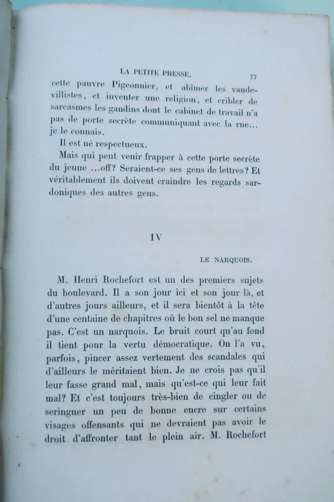 VEUILLOT (Louis). Les Odeurs de Paris 1867