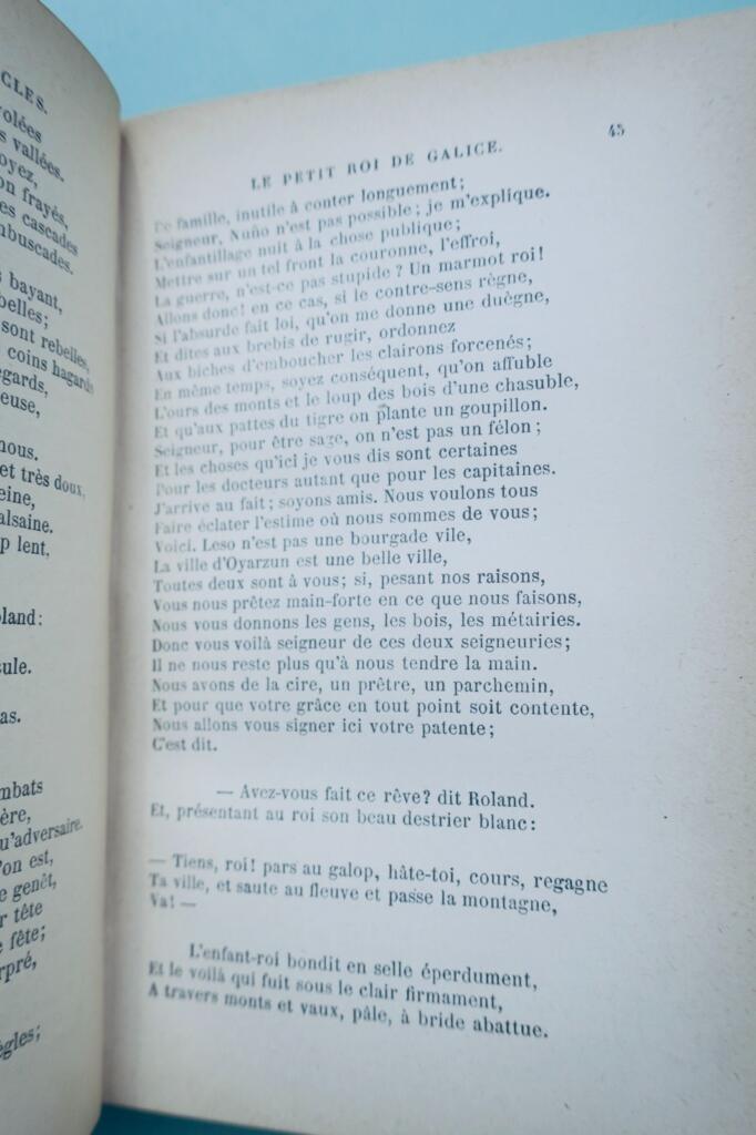 VICTOR HUGO HETZEL LA LEGENDE DES SIÈCLES école militaire