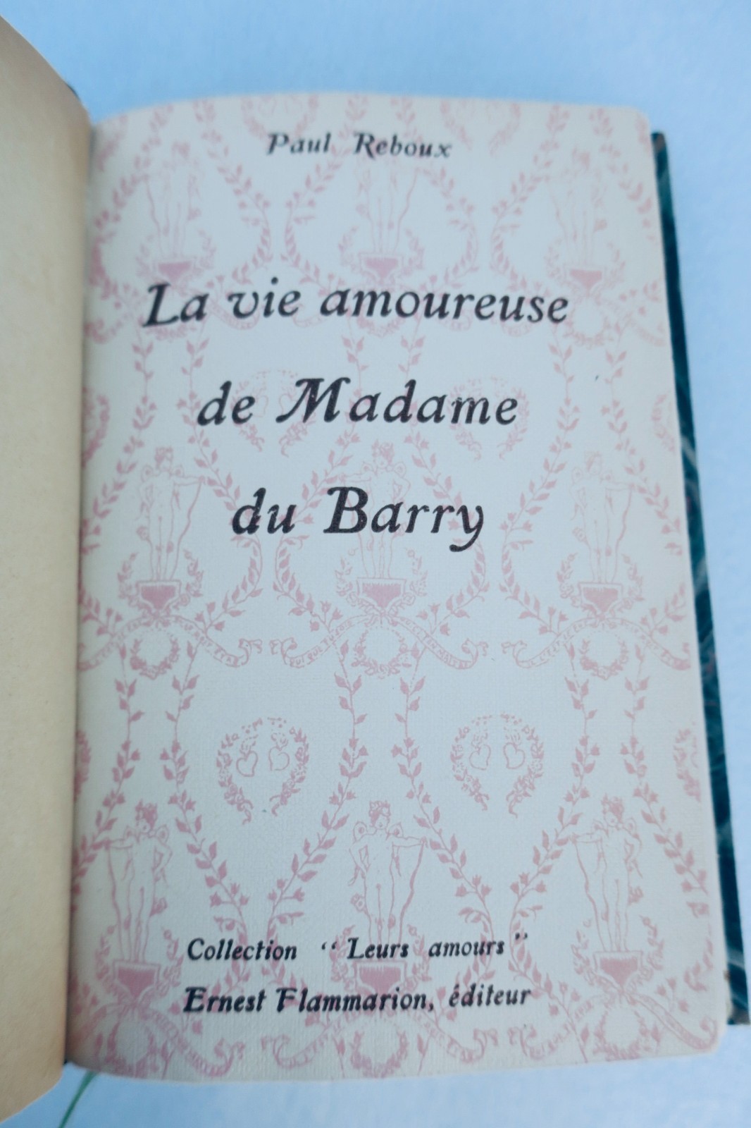Madame du Barry's amorous life