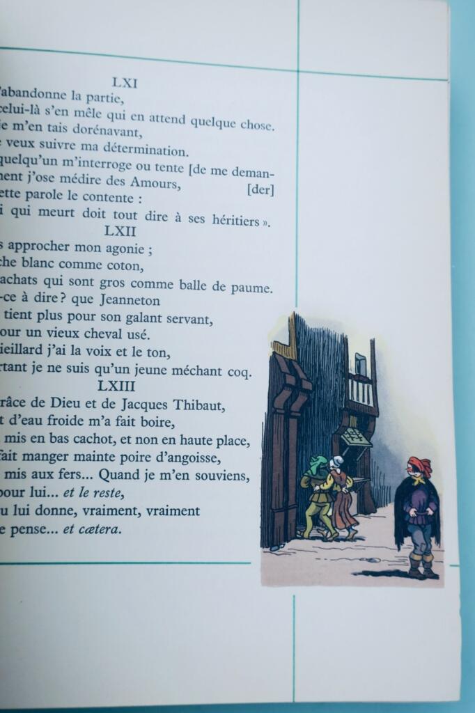 VILLON (François) illustrated old French edition by Jeanjean