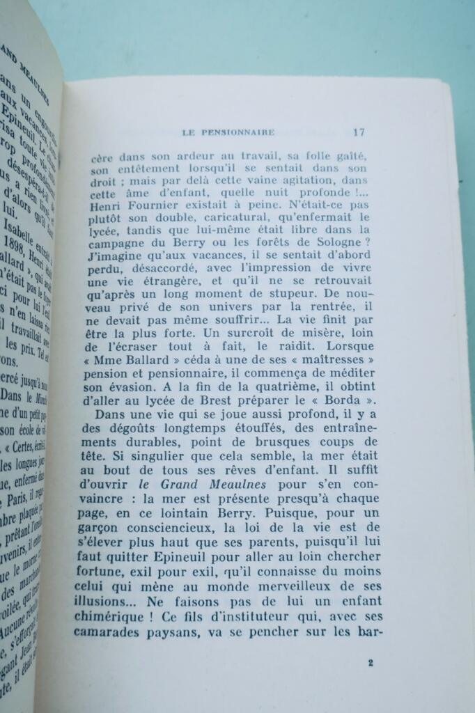 ALAIN-FOURNIER ET LE GRAND MEAULNES