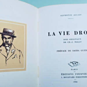 阿尔封斯·阿莱 《幽默人生》 萨沙·吉特里出版社❦ Allais Alphonse La vie drôle pr. Sacha Guitry