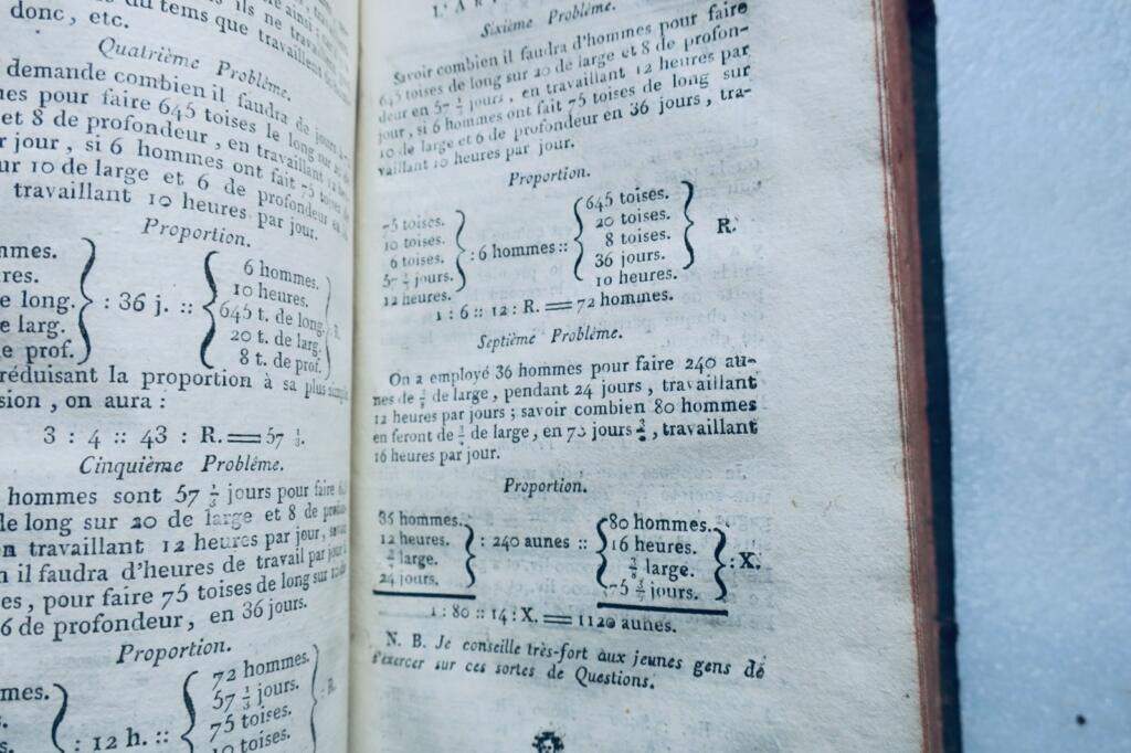 ARITHMETIQUE METHODIQUE et DÈMONTRÈE 1796