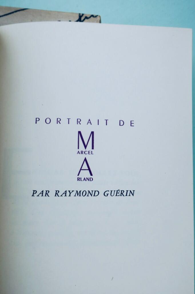 ARLAND (Marcel) Avec Pascal