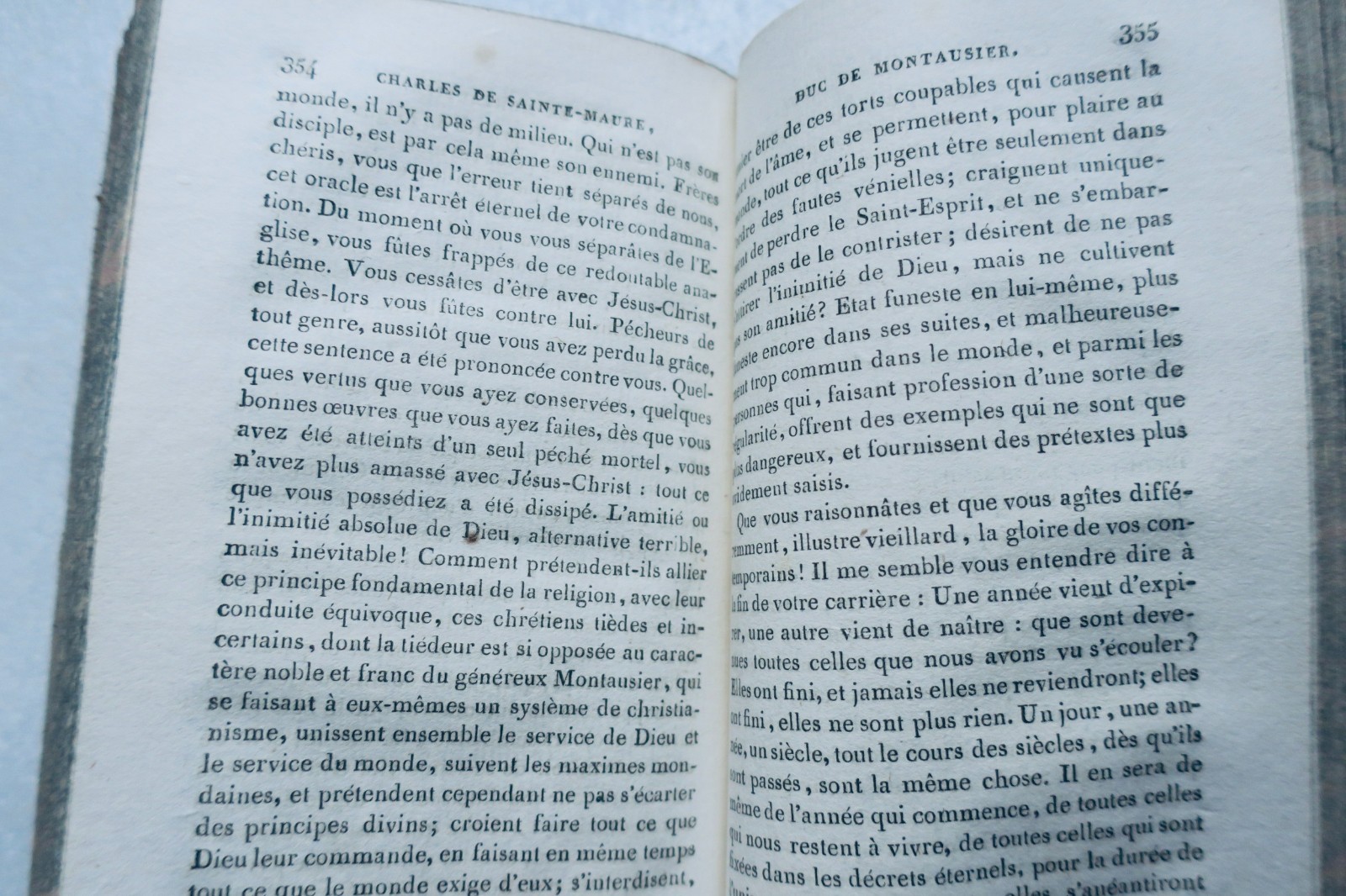 Carron, Armée: Vie des justes dans la profession des armes 1817