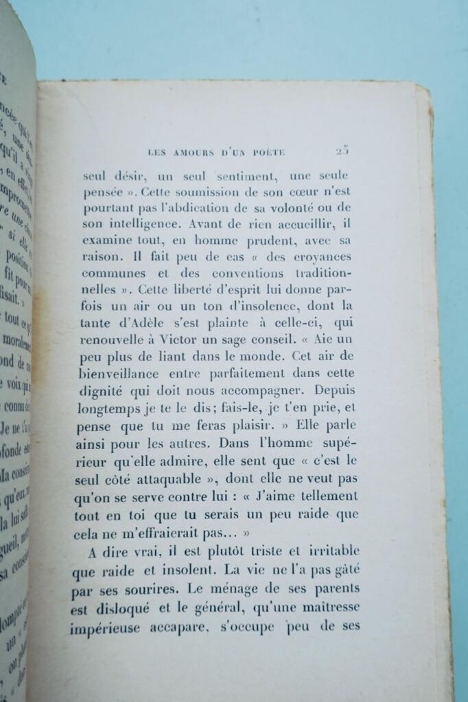 Louis Barthou. The Loves of a Poet. Unpublished Documents on Victor Hugo