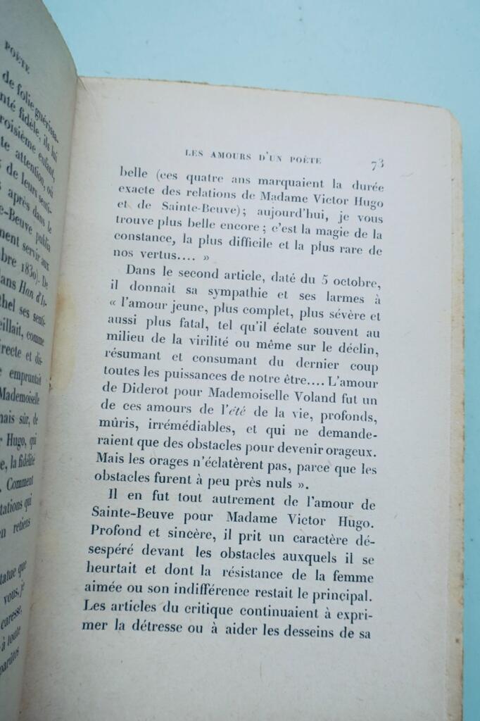 Louis Barthou. The Loves of a Poet. Unpublished Documents on Victor Hugo