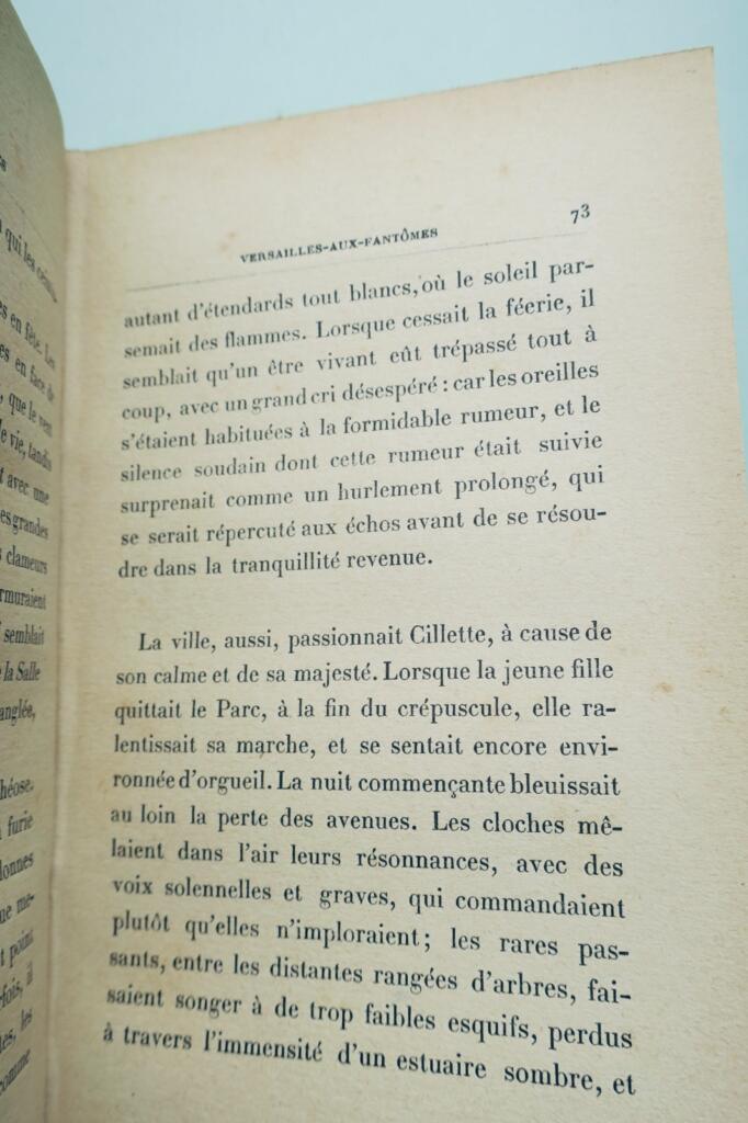 BATILLIAT Marcel VERSAILLES AUX FANTOMES 1902 EO