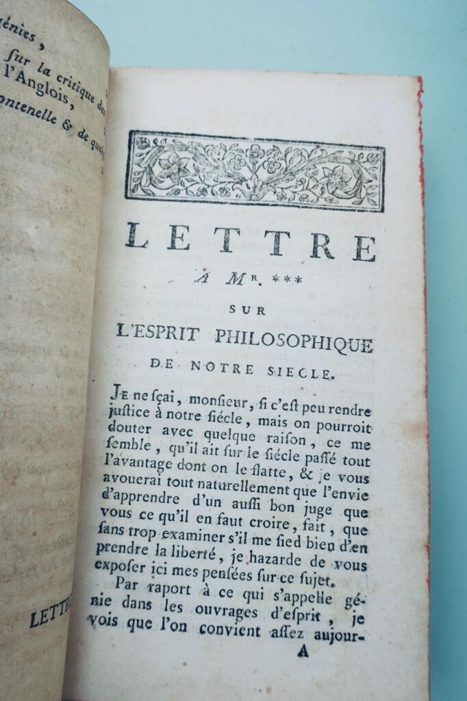 Boullier. 布利埃 哲学与文学作品 1759