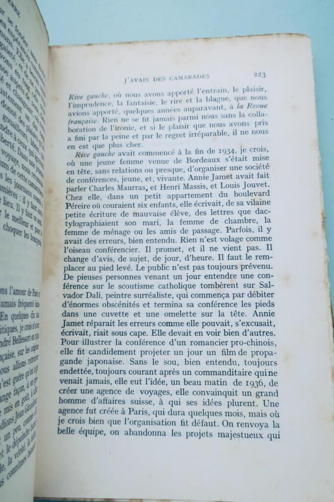 Brasillach (Robert) Notre avant guerre 1941 sur Alfa