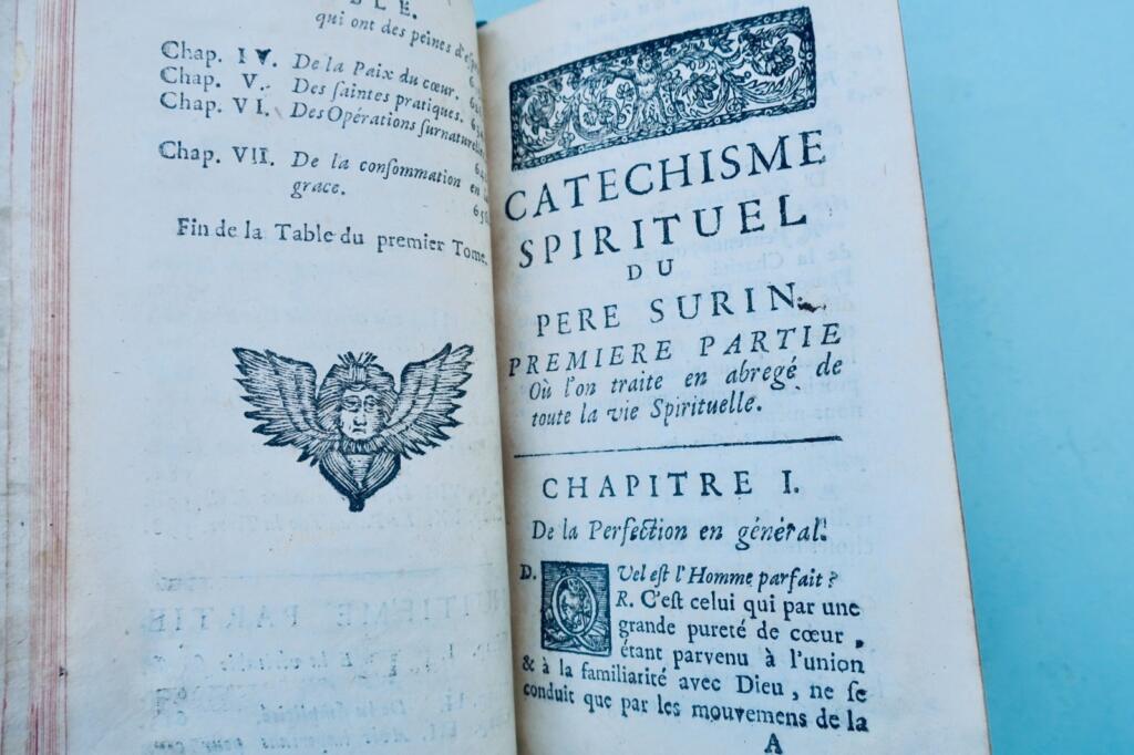 catéchisme spirituel de la perfection chrétienne 1730