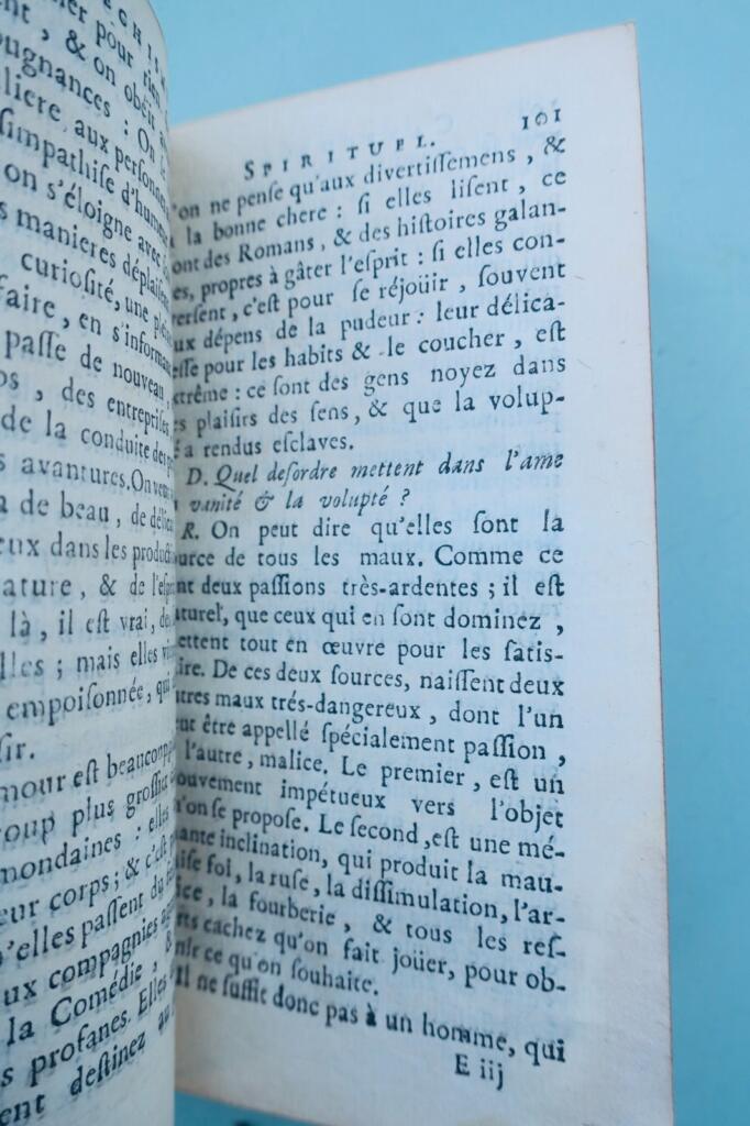 catéchisme spirituel de la perfection chrétienne 1730