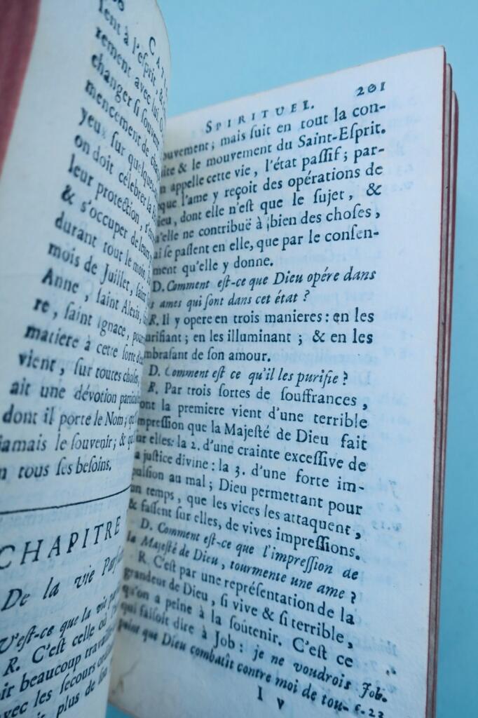 catéchisme spirituel de la perfection chrétienne 1730