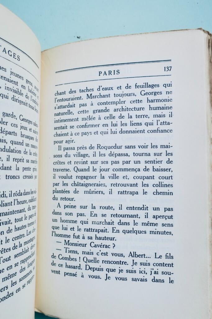 André Chamson Erbschaften + Widmung