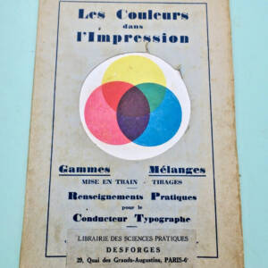 Colours in printing. Ranges - Mixes - Preparation - prints 1944