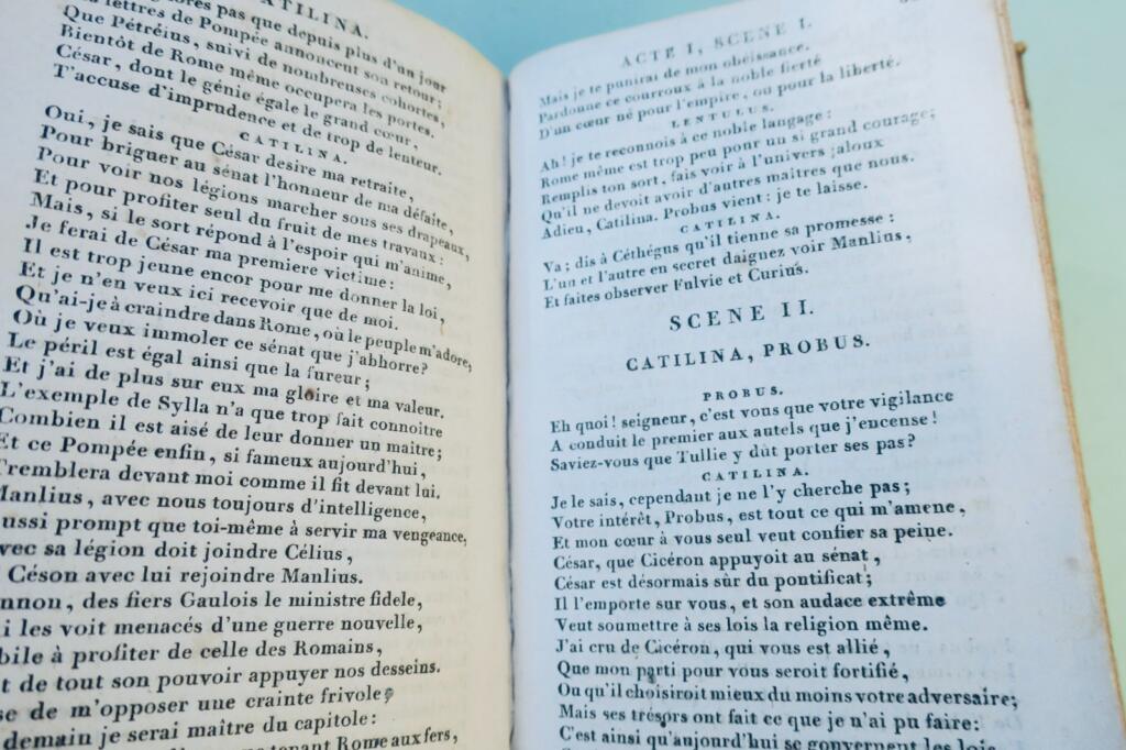 Crébillon. Werke von Crébillon 1802 Didot stereoty
