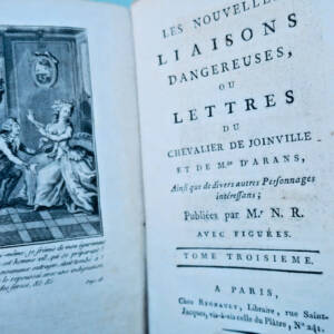 curiosa les nouvelles liaisons dangereuses Regnault 1792
