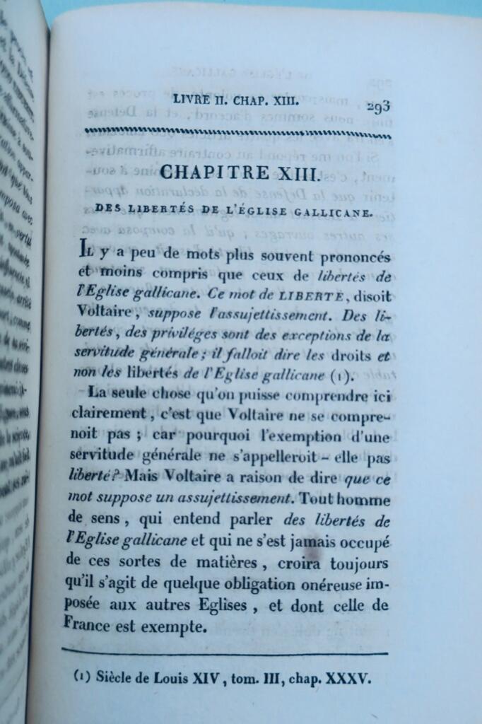 高卢教会与教皇关系论 1821 de Maistre