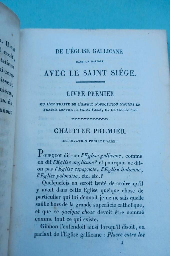 高卢教会与教皇关系论 1821 de Maistre