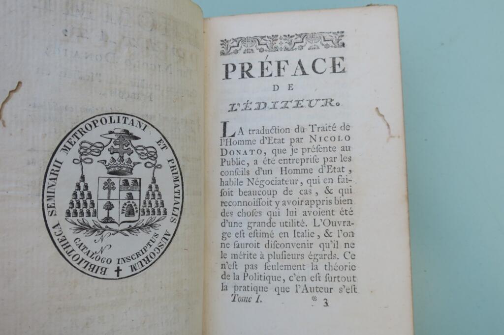 DONATO L’Homme d’Etat 1767