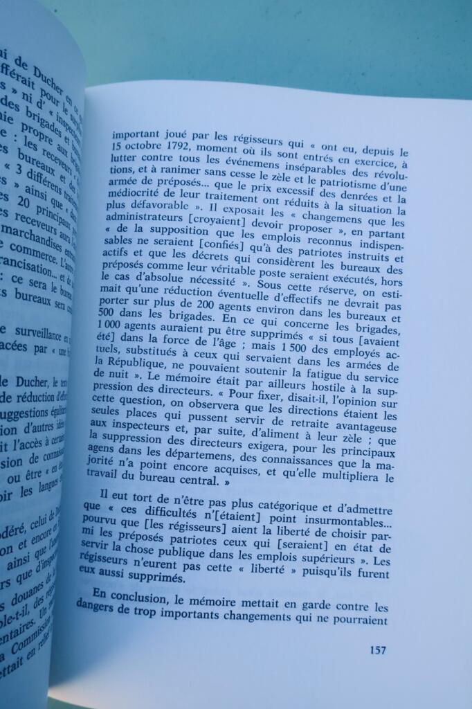 douane Administration des Douanes en France sous la révolution