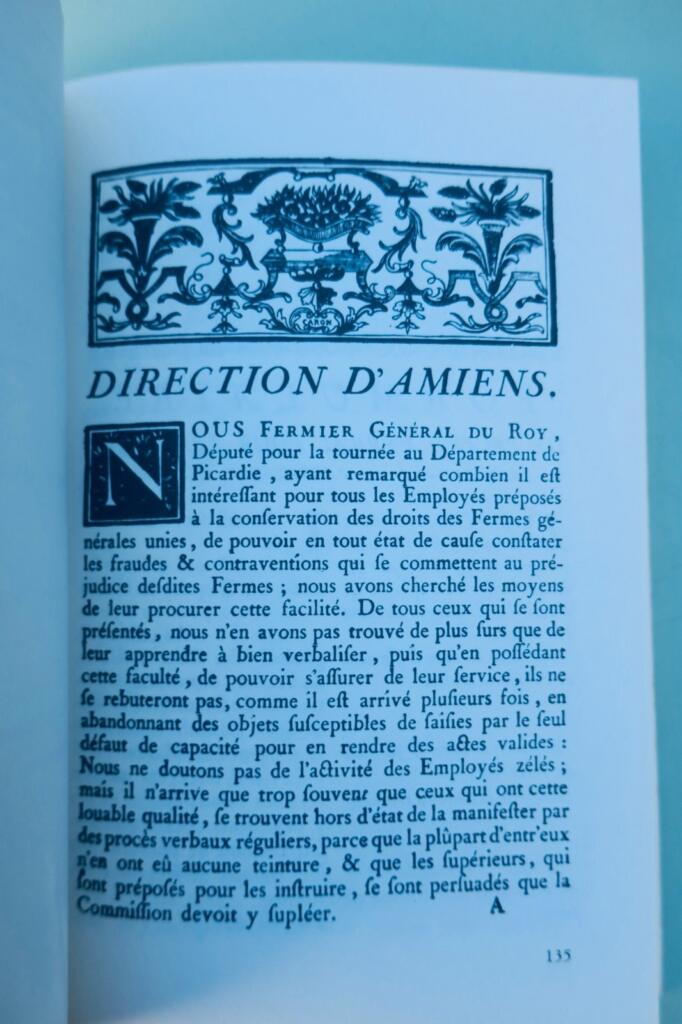 douane Administration des Douanes en France sous l&rsquo;ancien régime