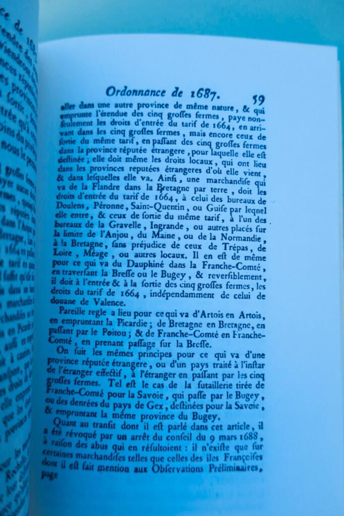 douane Administration des Douanes en France sous l&rsquo;ancien régime