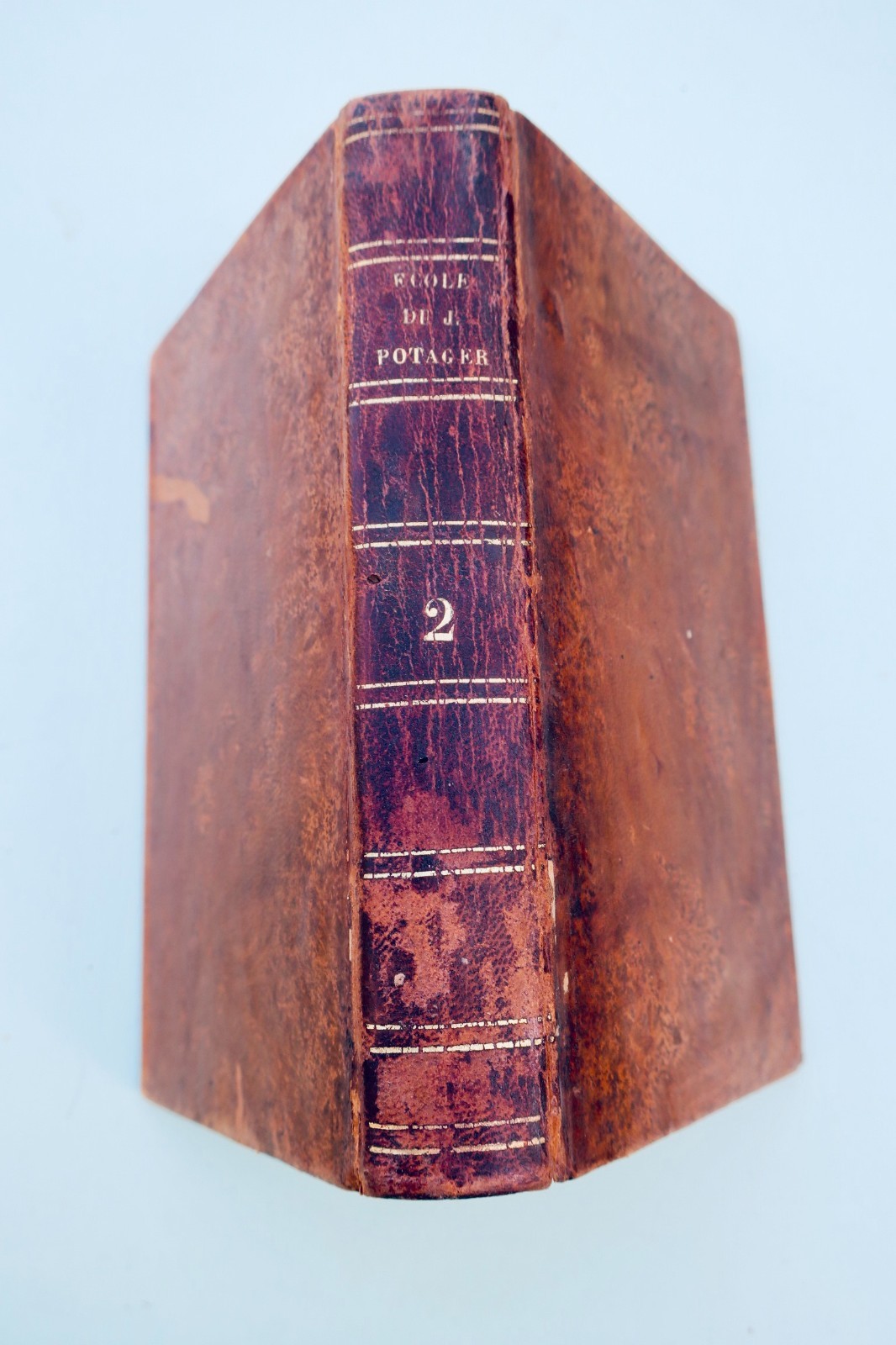 ECOLE DU JARDIN POTAGER – TRAITE DE LA CULTURE DES PÊCHERS COMBLES, vers 1800 (livre ancien, vue 2 sur 9)