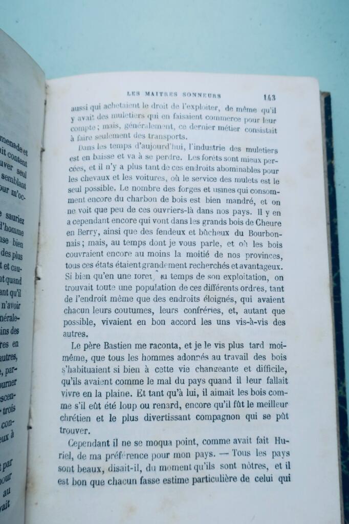George Sand The Masters Ringers Michel Lévy 1869
