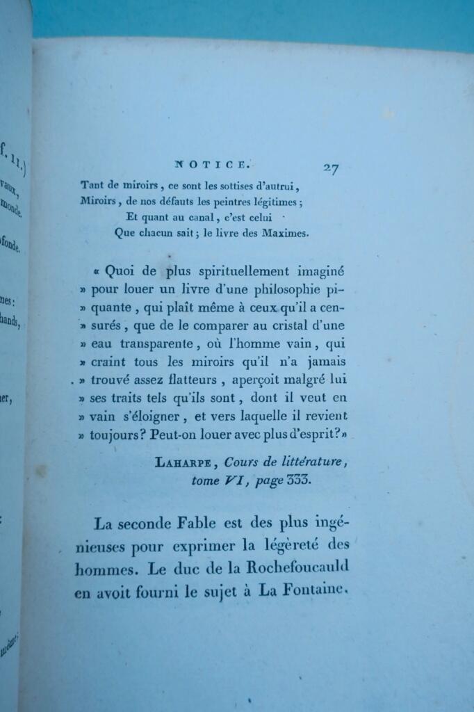 La Rochefoucauld, Duke of Maxims and moral reflections