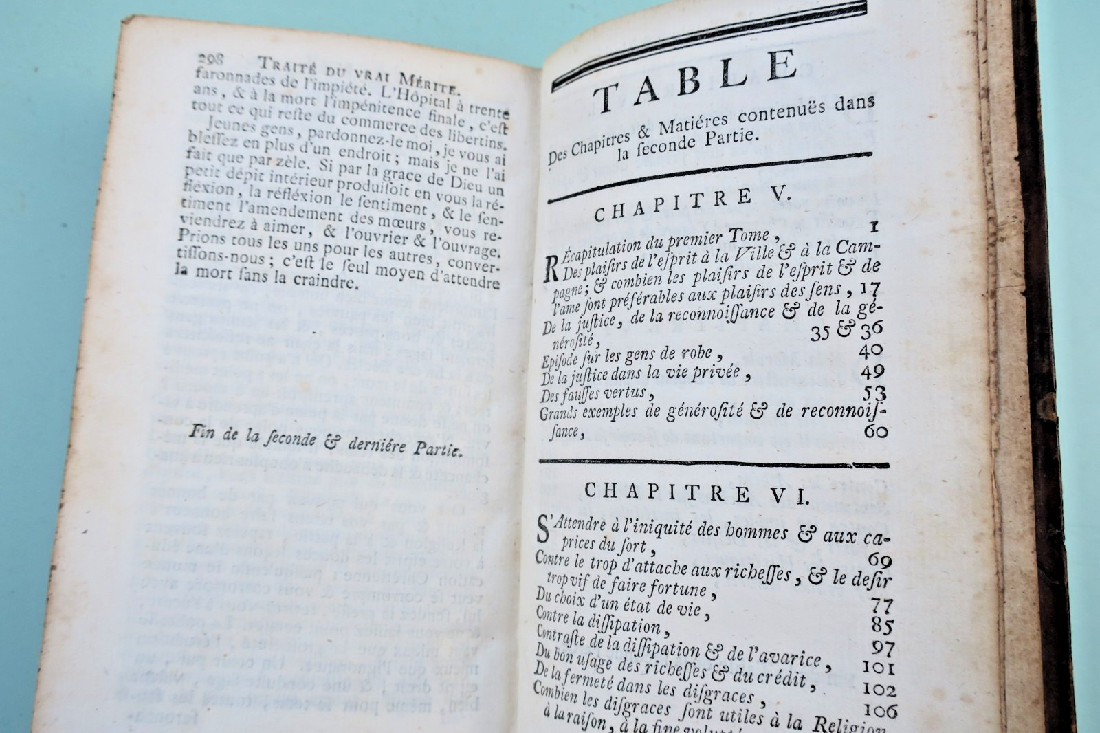 LE MAITRE de CLAVILLE Traité du vrai mérite de l'homme 1742 (vue 2 sur 9)