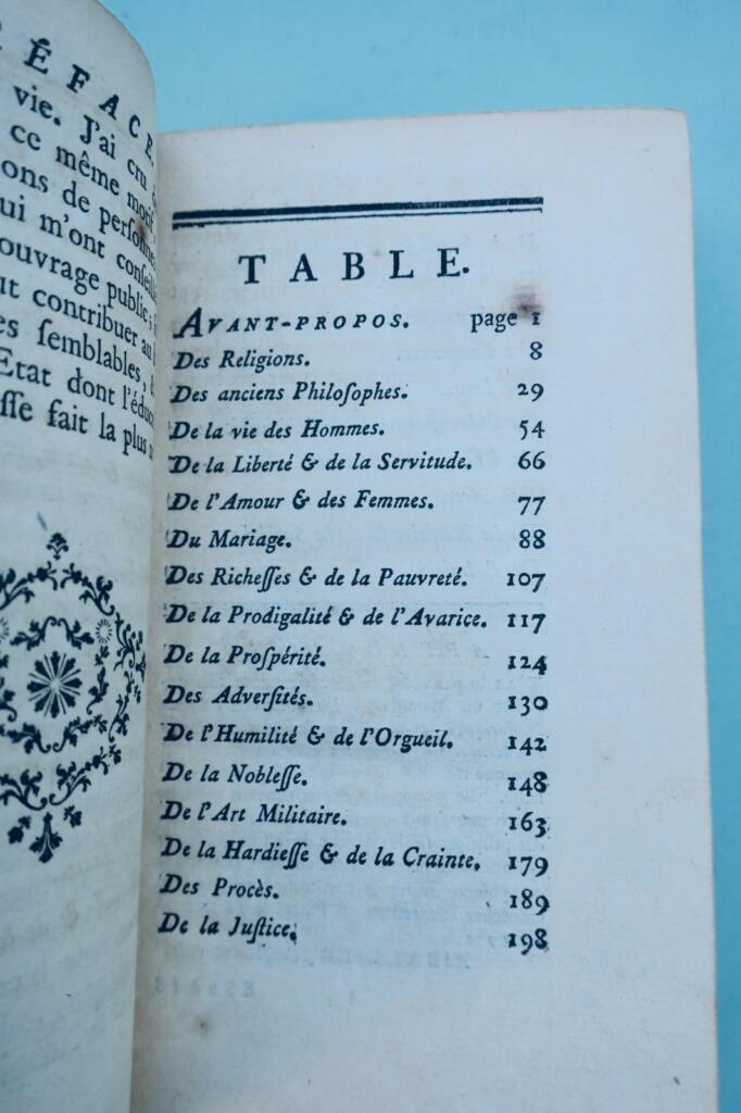 レ・ピルール・ダプリニー『古今の道徳に関する歴史的試論』