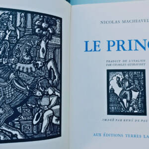 MACHIAVEL ( Nicolas ) LE PRINCE. Traduction Guiraudet