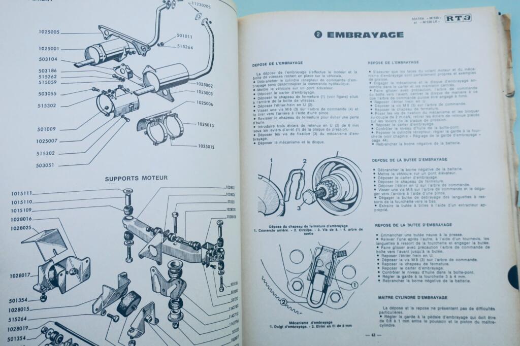 matra 汽车技术评论. 1970. 第291 - 292期. Matra M 530 LX
