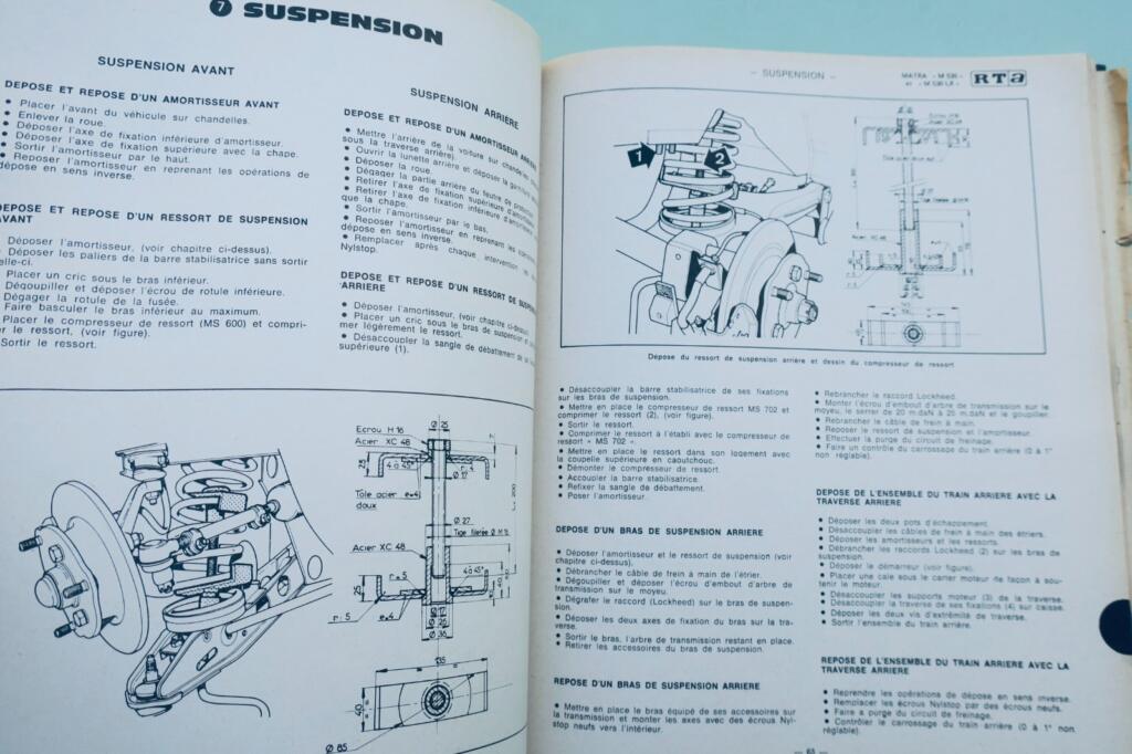 matra 汽车技术评论. 1970. 第291 - 292期. Matra M 530 LX
