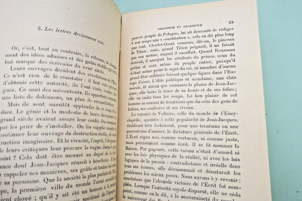 MAURRAS CHARLES L&rsquo;AVENIR DE L&rsquo;INTELLIGENCE SUIVI DE AUGUSTE COMTE, LE ROMANTISME