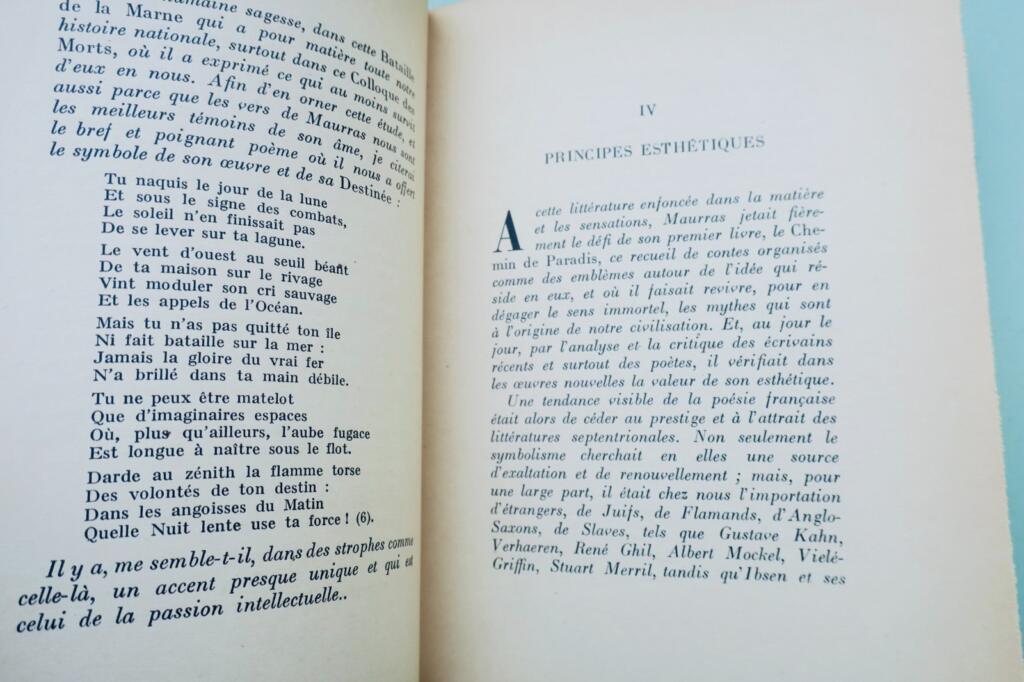 MAURRAS (Charles) Le Bibliophile Barthou
