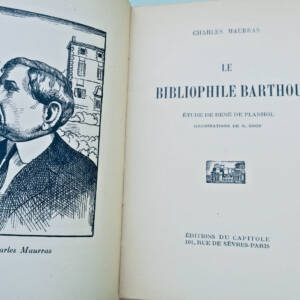 MAURRAS (Charles) Le Bibliophile Barthou