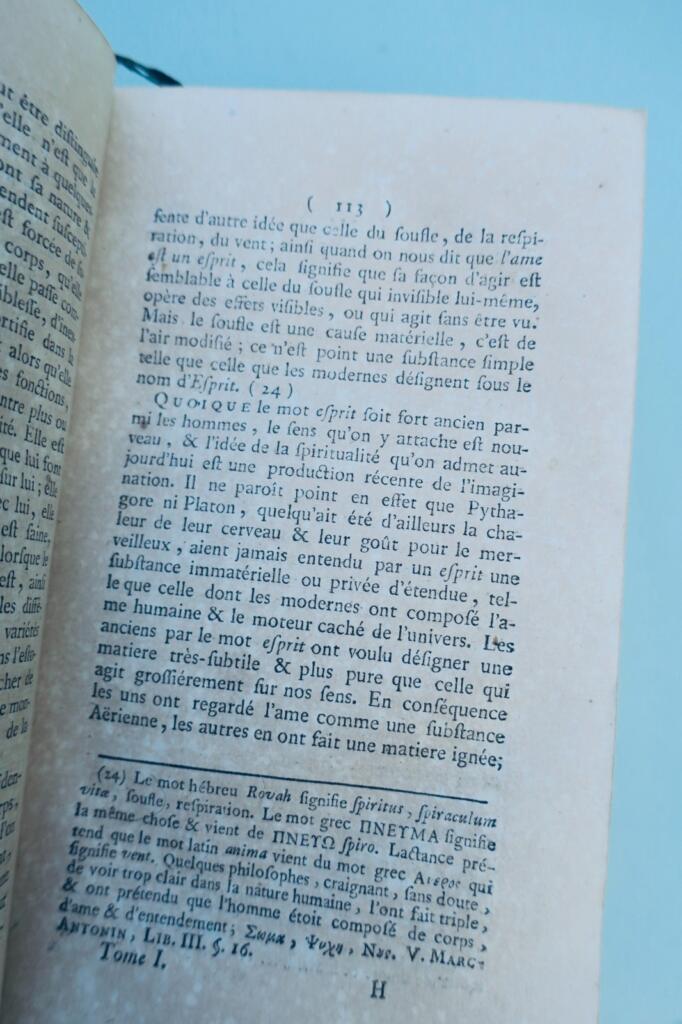 Mirabaud System of Nature or the Laws of the Physical World and the Moral World 1775